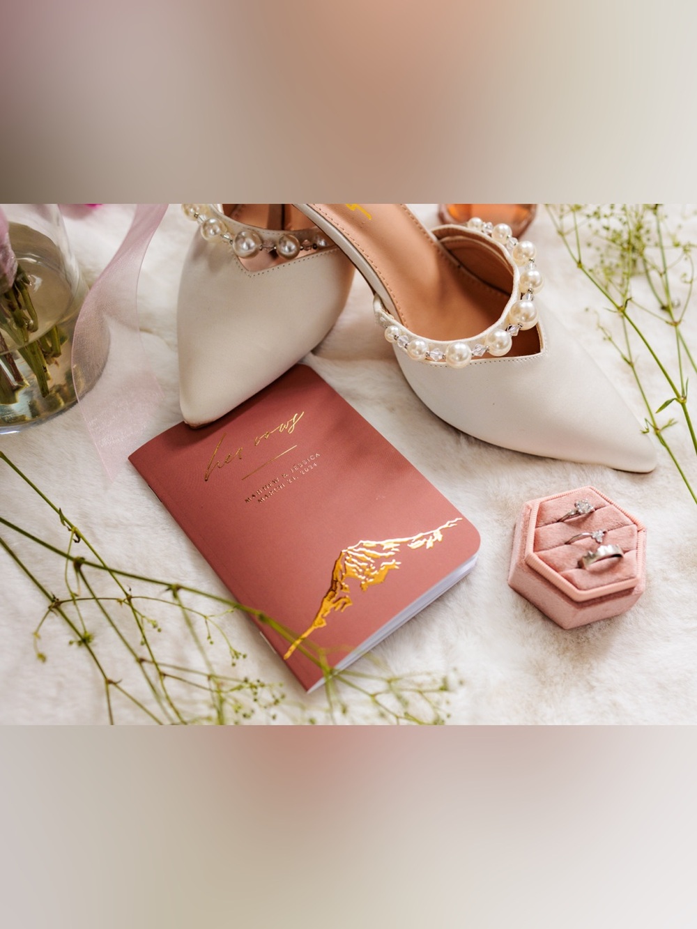 Lulus Daryll White Satin Pearl Pointed-Toe
Mule Pumps - Picture 2 of 16